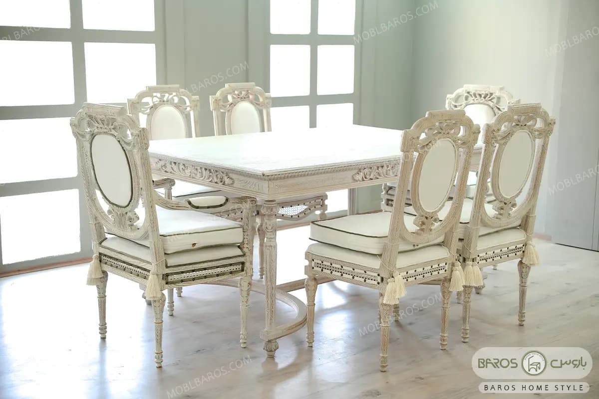 میز ناهارخوری لیزنا کد ۳