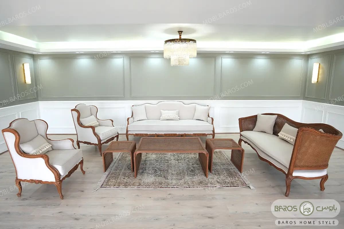 مبل کلاسیک رومینا و کاجی