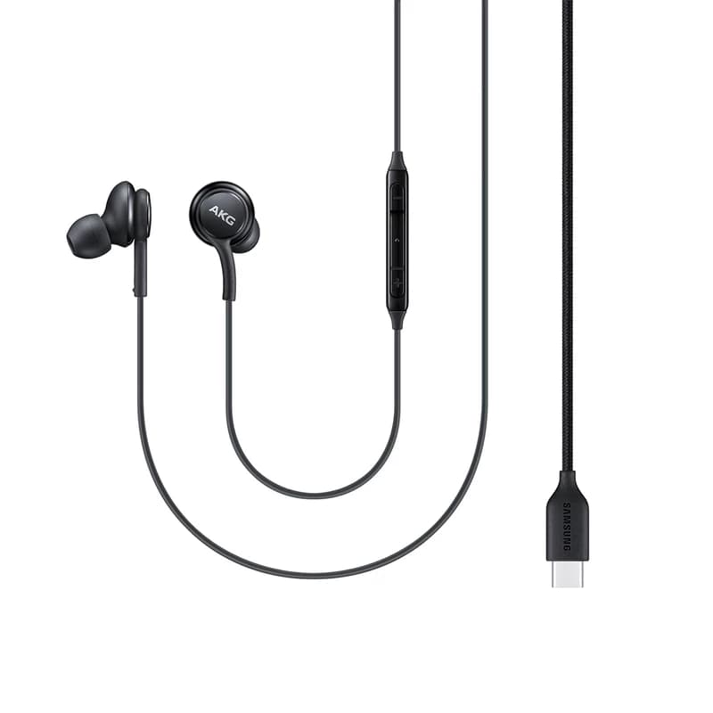 همدزفیری مدل SAMSUNG AKG Earbuds Type C مشکی — تصویر ۵