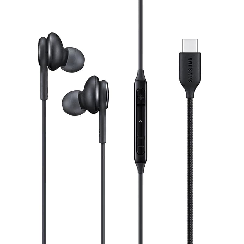 همدزفیری مدل SAMSUNG AKG Earbuds Type C مشکی — تصویر ۳