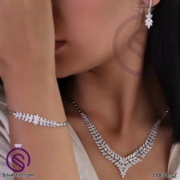 سرویس نقره زنانه کد 71831 — تصویر ۳