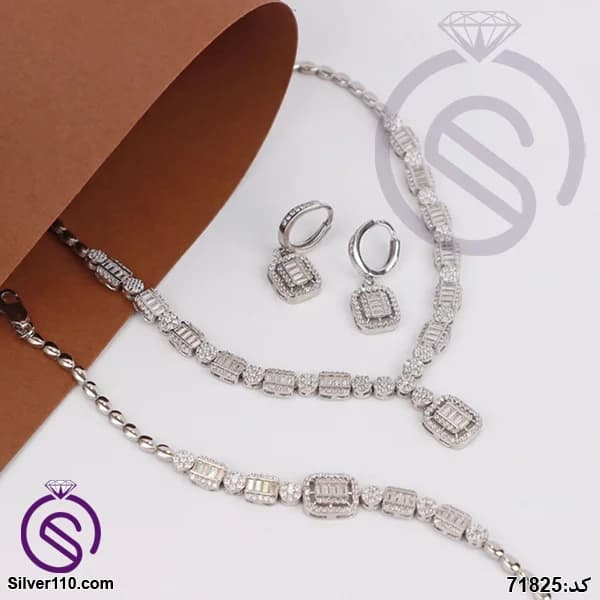 سرویس نقره زنانه مستطیل کد 71825 — تصویر ۶