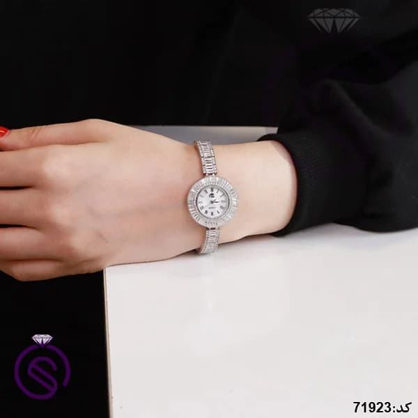 ساعت نقره زنانه کد 71923 — تصویر ۳