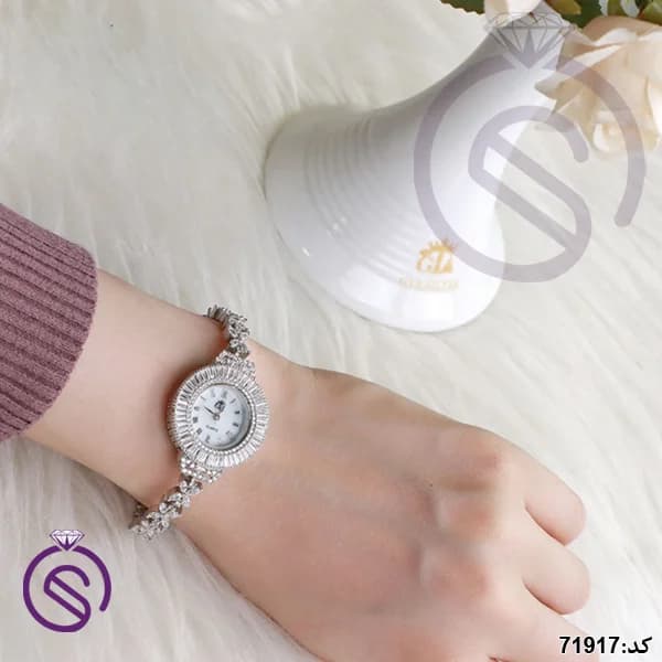 ساعت نقره زنانه کد 71917 — تصویر ۲