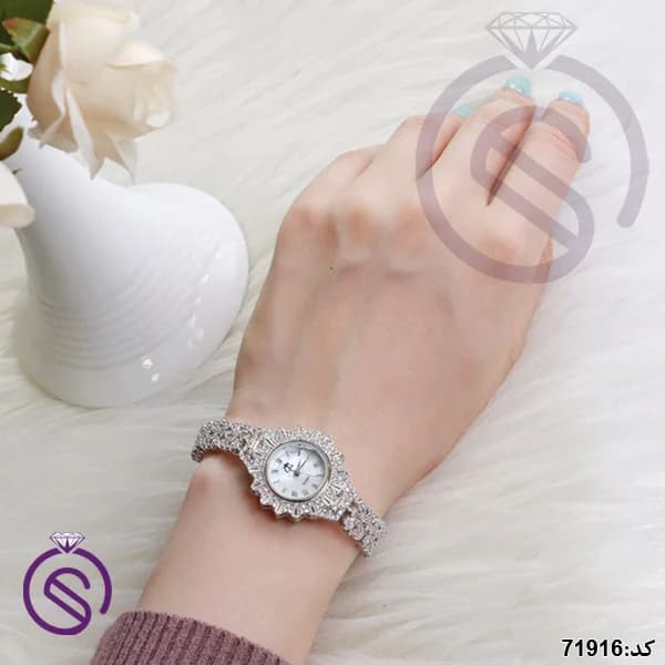 ساعت نقره زنانه کد 71916 — تصویر ۵