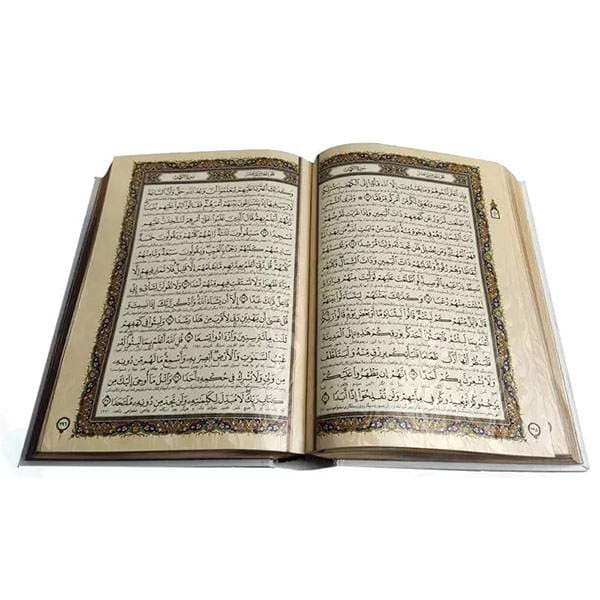 قرآن کریم وزیری جعبه دار برجسته کاغذ معطر(1122) — تصویر ۴