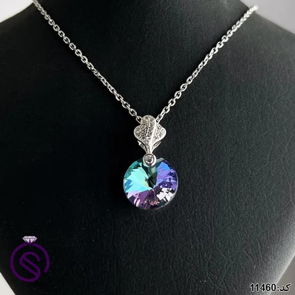 گردنبند نقره زنانه سوارسکی کد 11460
