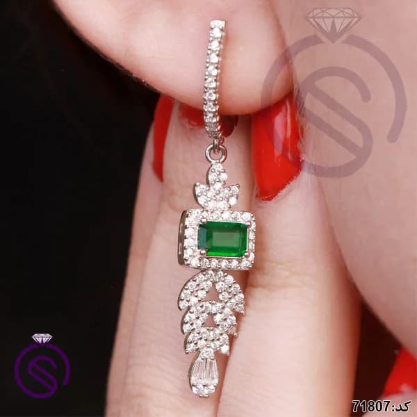 سرویس نقره زنانه نگین کریستال کد 71807 — تصویر ۶