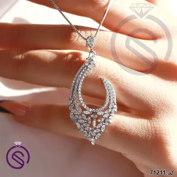 نیم ست نقره زنانه کد 71211 — تصویر ۴