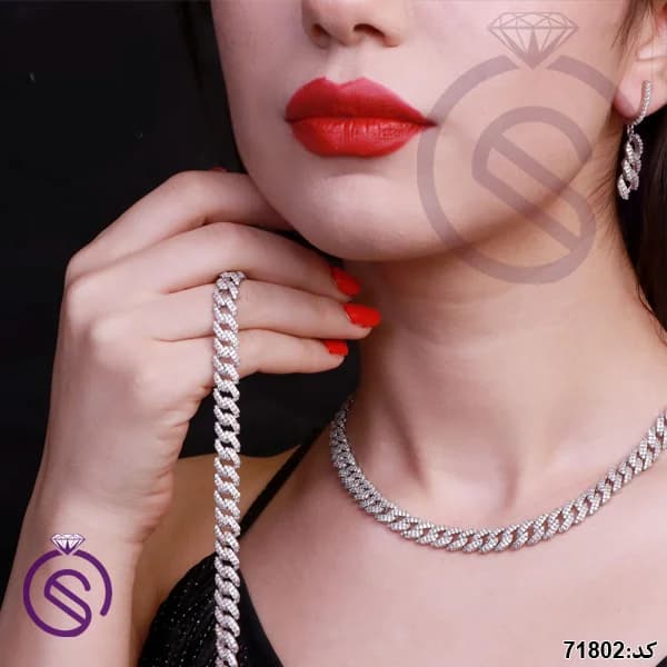 سرویس نقره زنانه مدل کارتیر کد 71802 — تصویر ۲