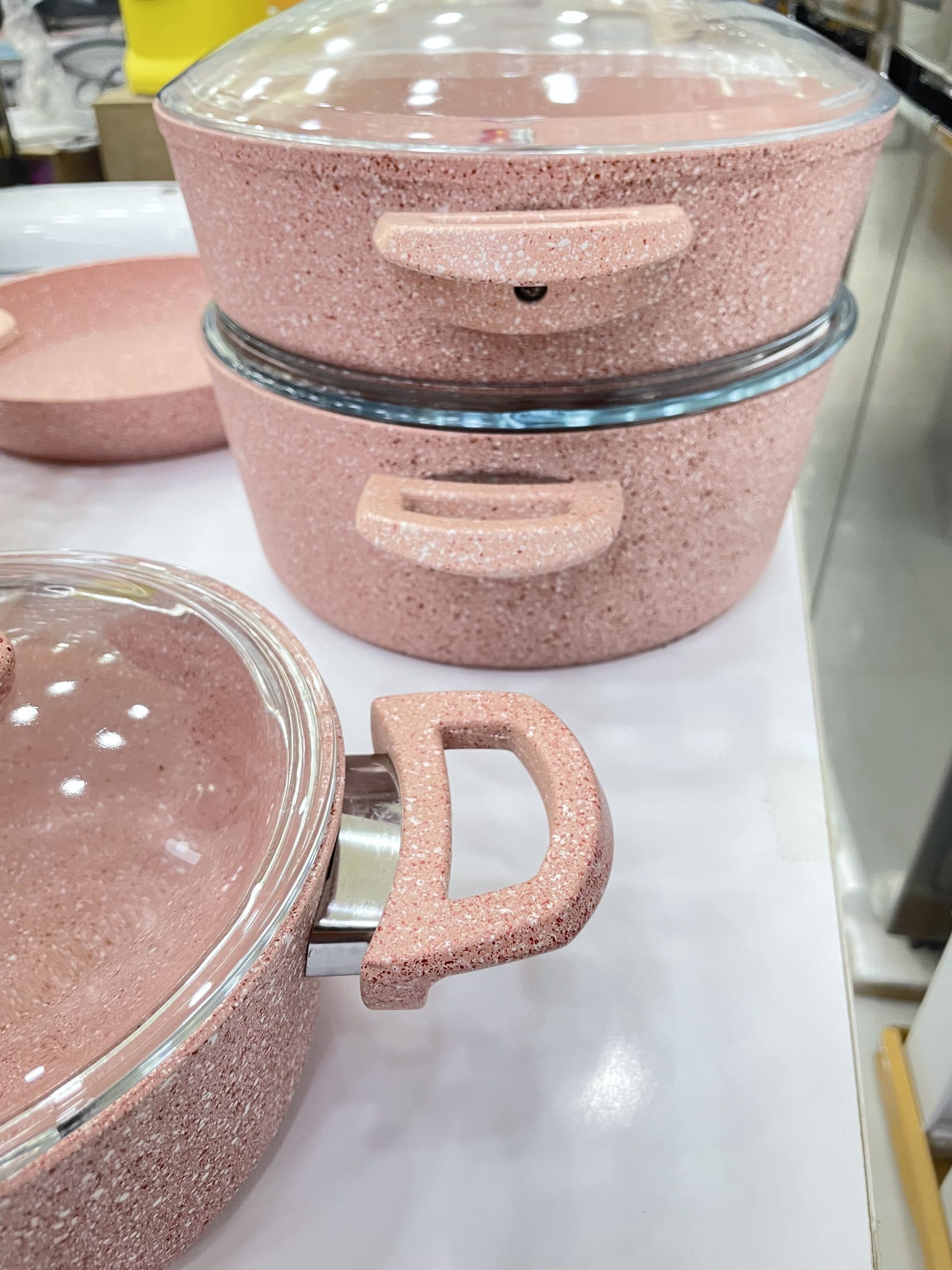 سرویس قابلمه ۹پارچه نانوگرانیت هوم میکر ترکیه PINK — تصویر ۳