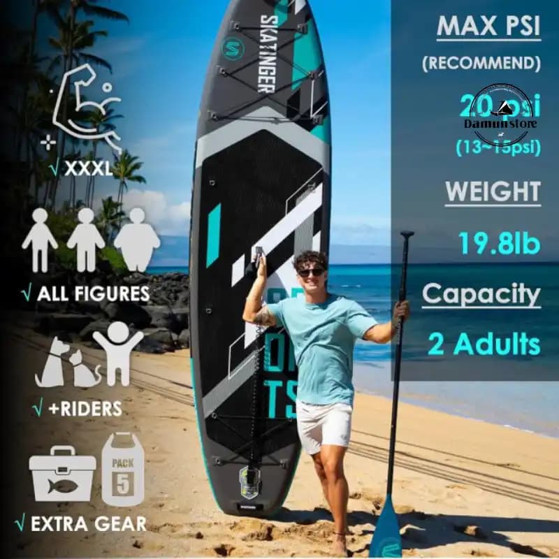 پدل بورد اسکاتینجر اسپرت گری مدل Skatinger Sports Gray — تصویر ۲