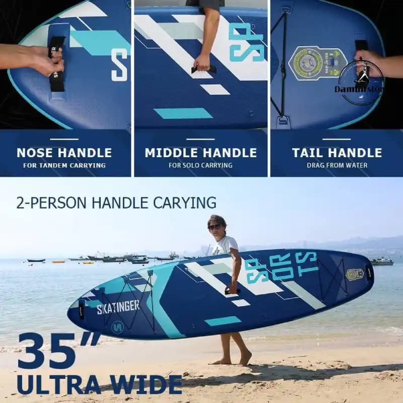 پدل بورد بادی اسکاتینجر اسپورت بلو SKATINGER sports blue — تصویر ۳