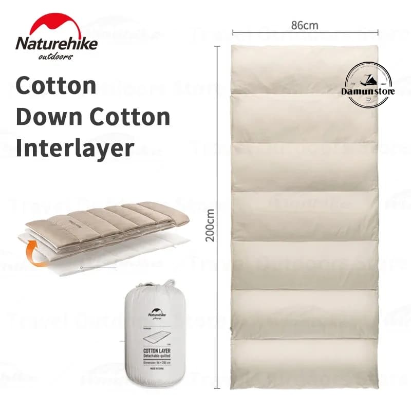 لایه میانی کیسه خواب الیاف نیچرهایک مدل NATUREHIKE E200 NH20MSD01 — تصویر ۲