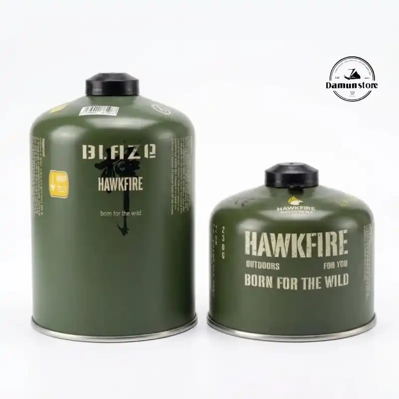 کپسول گاز ۲۳۰ و 450 گرمی HAWKFIRE مخصوص کوهنوردی و کمپینگ