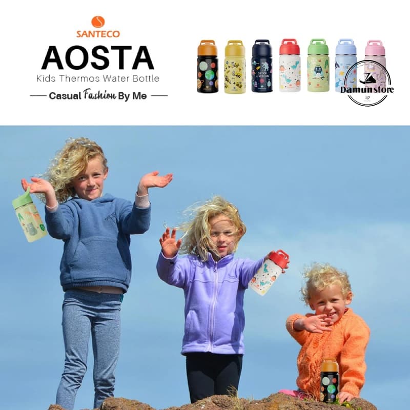 فلاسک کودک دوجداره 500 میلی لیتری سانتکو مدل SANTECO AOSTA 500mL — تصویر ۷