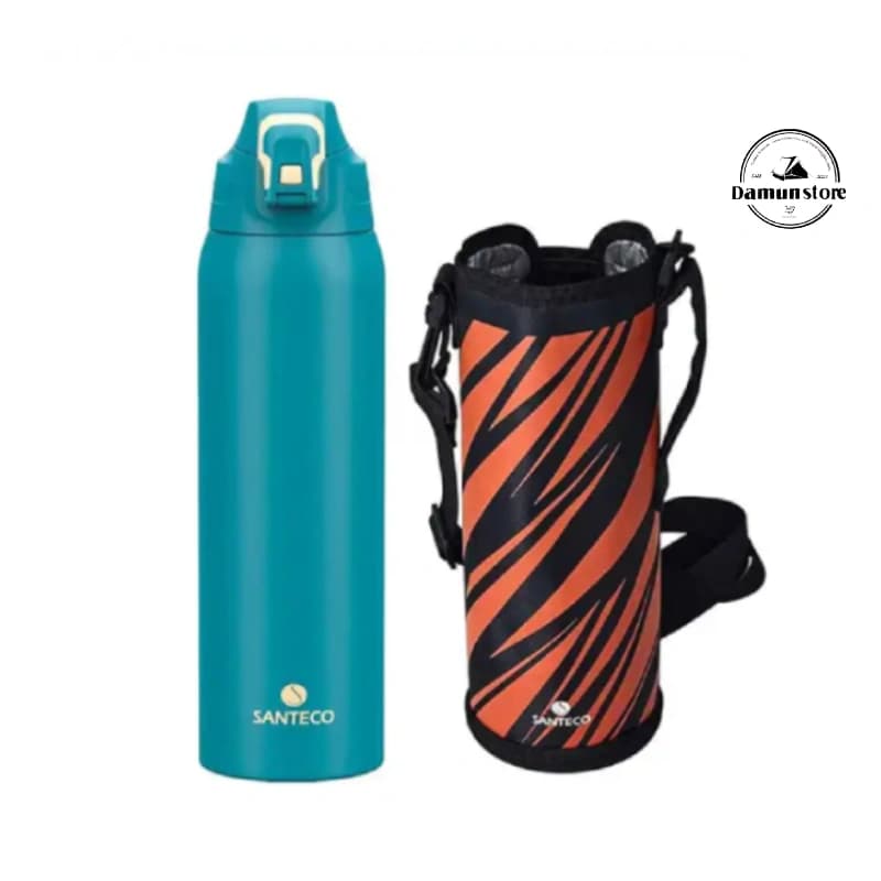 فلاسک دوجداره یک لیتری سانتکو مدل SANTECO NEVIS SPORT 1L — تصویر ۳