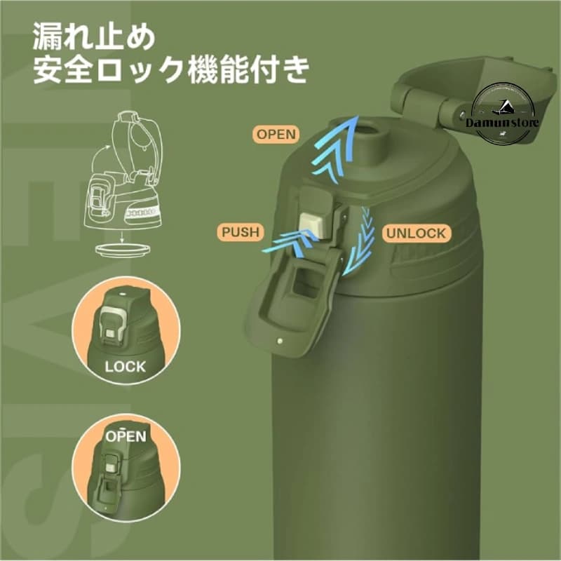فلاسک دوجداره یک لیتری سانتکو مدل SANTECO NEVIS SPORT 1L — تصویر ۴