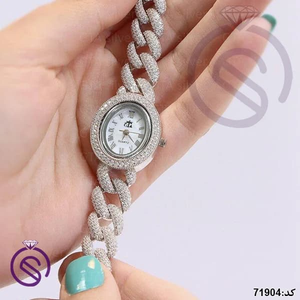 ساعت نقره زنانه مدل کارتیر کد 71904 — تصویر ۳