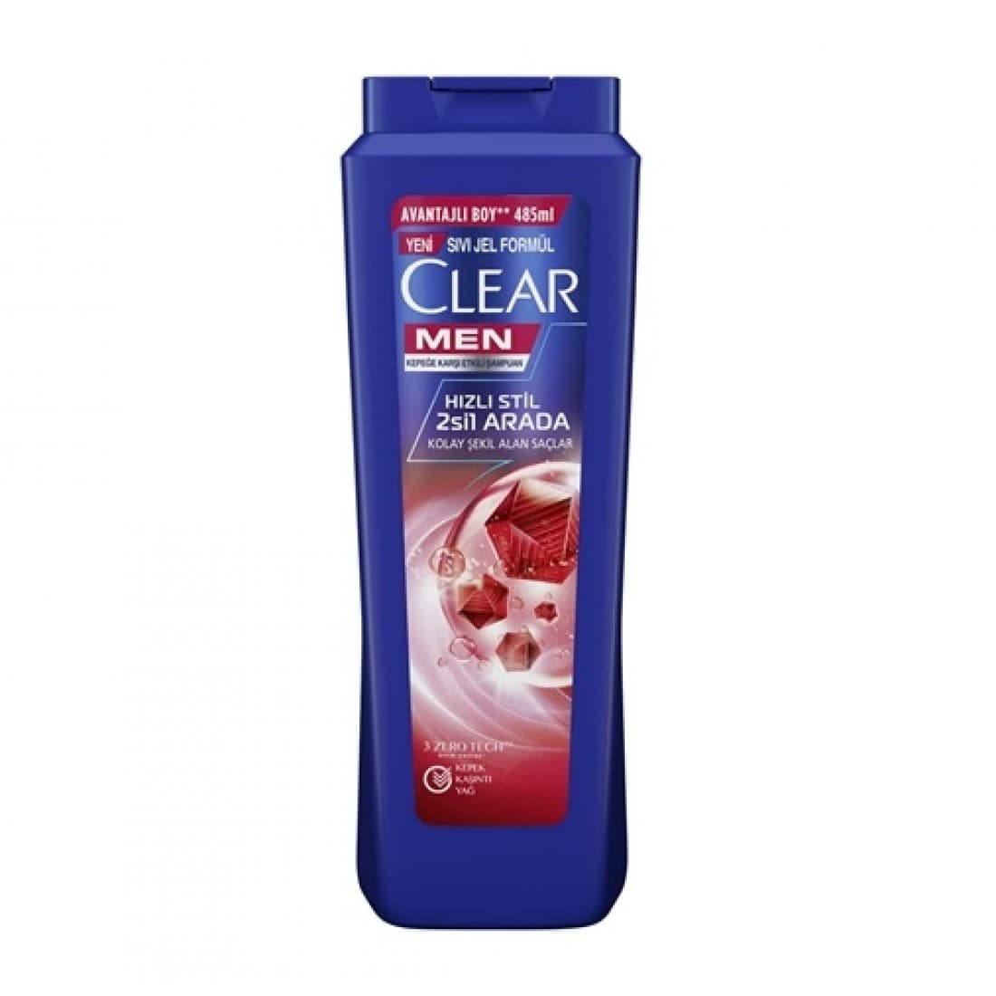 شامپو کلیر مردانه350میل مدلClear Men Hizli Stil