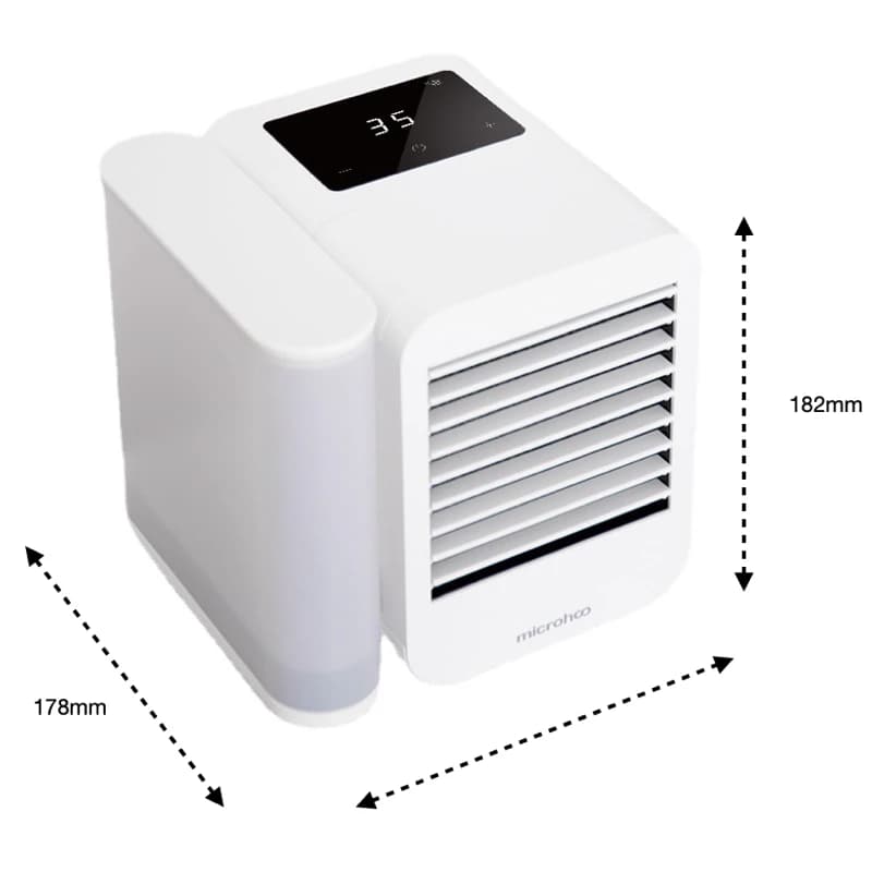 مینی کولر رومیزی مدل Microhoo Snowman Lite MH01R — تصویر ۵
