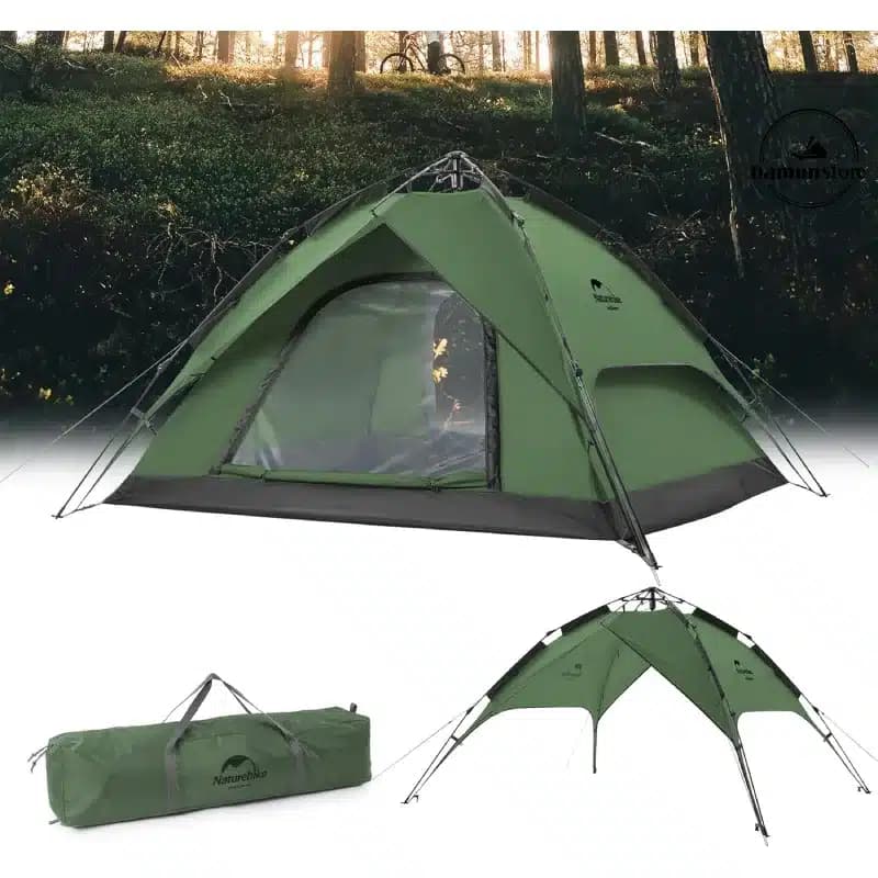 بررسی و خرید چادر اتوماتیک چهار نفره نیچرهایک مدل NATUREHIKE NH21ZP008 — تصویر ۵