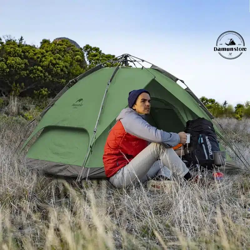 بررسی و خرید چادر اتوماتیک چهار نفره نیچرهایک مدل NATUREHIKE NH21ZP008 — تصویر ۳