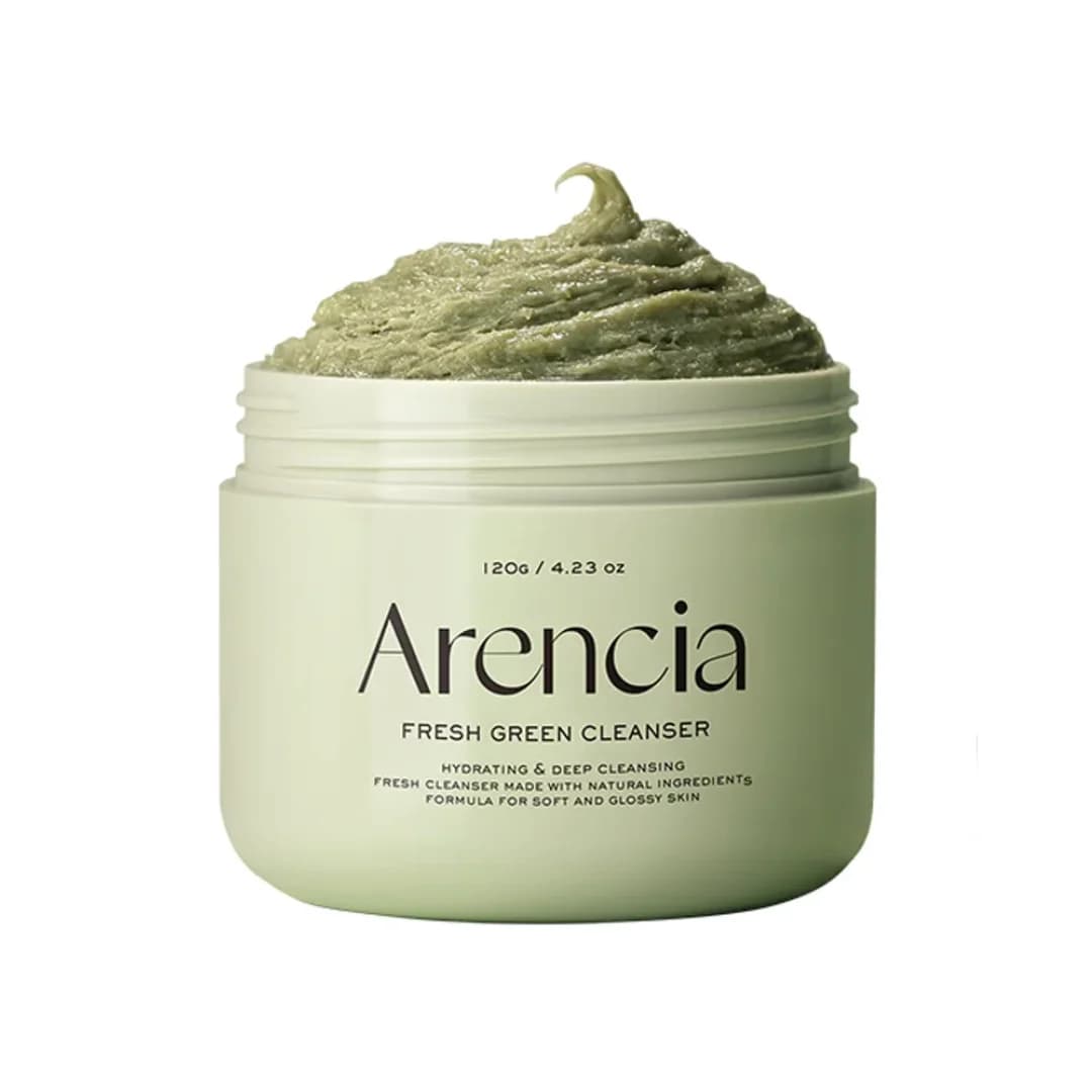 شوینده موچی برنج و چای سبز آرنسیا Arencia مدل Fresh Green وزن 120 گرم