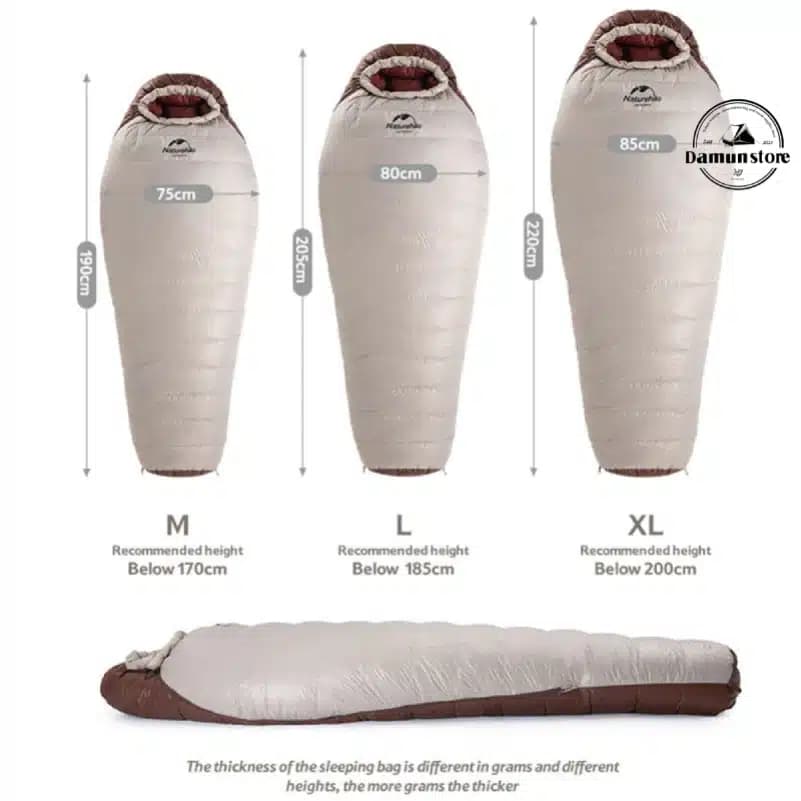 کیسه خواب نیچرهایک SNOWBIRD 7 کد NH20YD001 — تصویر ۲