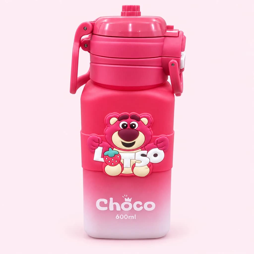 قمقمه کودک Choco 600 میلی‌لیتر طرح فانتزی 4 رنگ — تصویر ۷