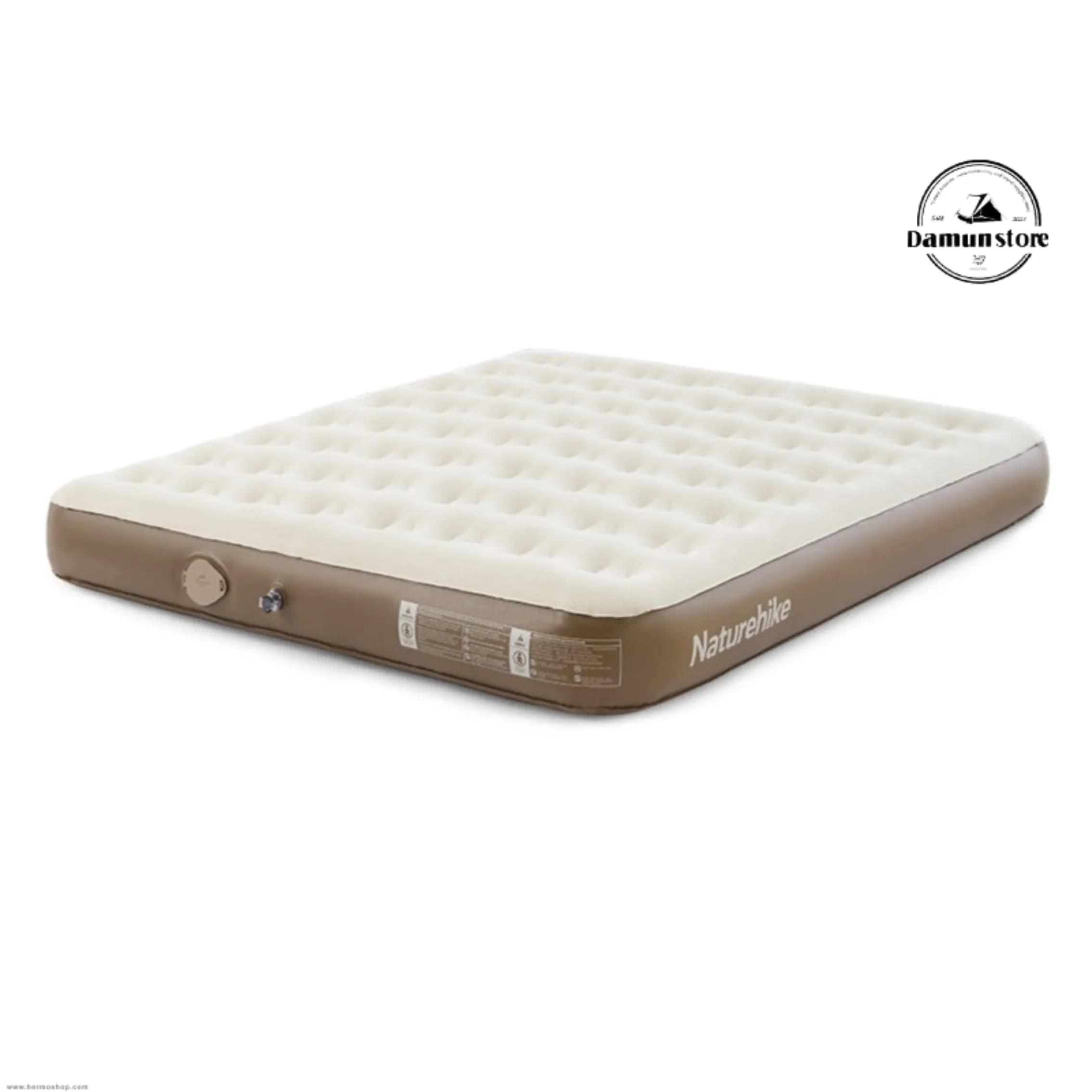 تشک بادی الیاف سه نفره نیچرهایک + پمپ باد مدل NATUREHIKE CNH22DZ10001