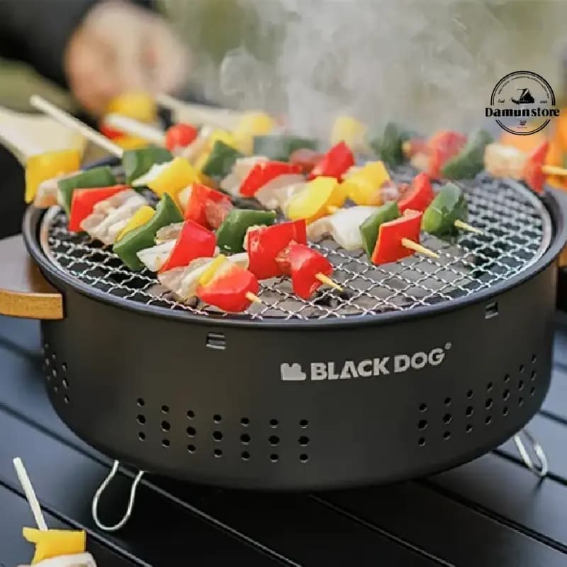باربیکیو گرد زغالی رومیزی بلک داگ مدل BLACKDOG CBD2450CF010 — تصویر ۳