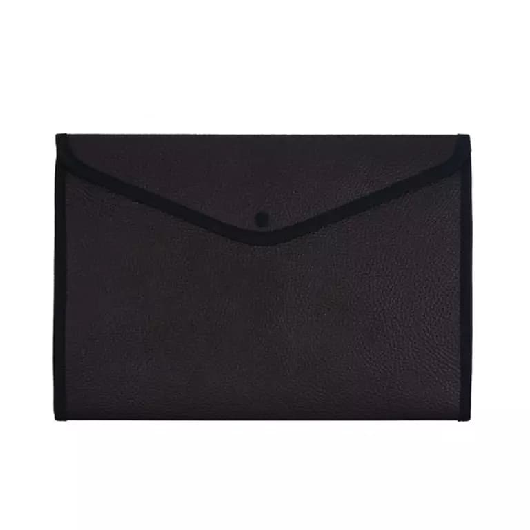 پوشه دکمه دار پاپکو کد KA4-01G سایز A4 — تصویر ۲