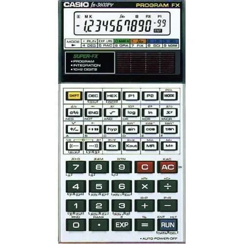 ماشین حساب FX-3600PV کاسیو اصلی — تصویر ۲