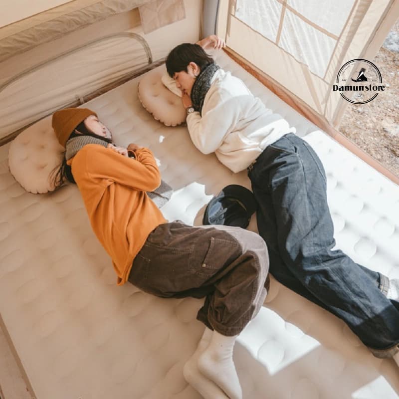 تشک بادی الیاف 2 نفره نیچرهایک CNH22DZ024 | پمپ باد شارژی — تصویر ۶