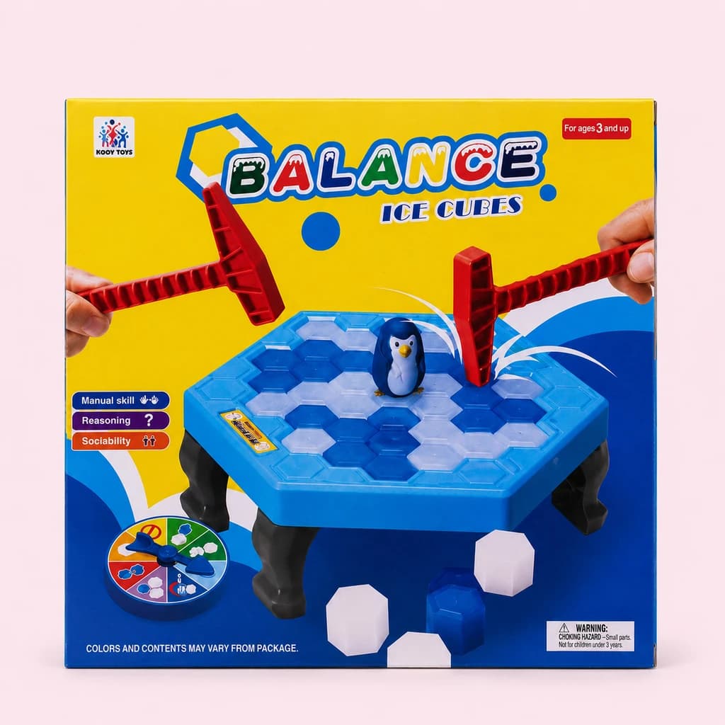 بازی فکری پینگوبالانس مدل Balance Ice Cubes
