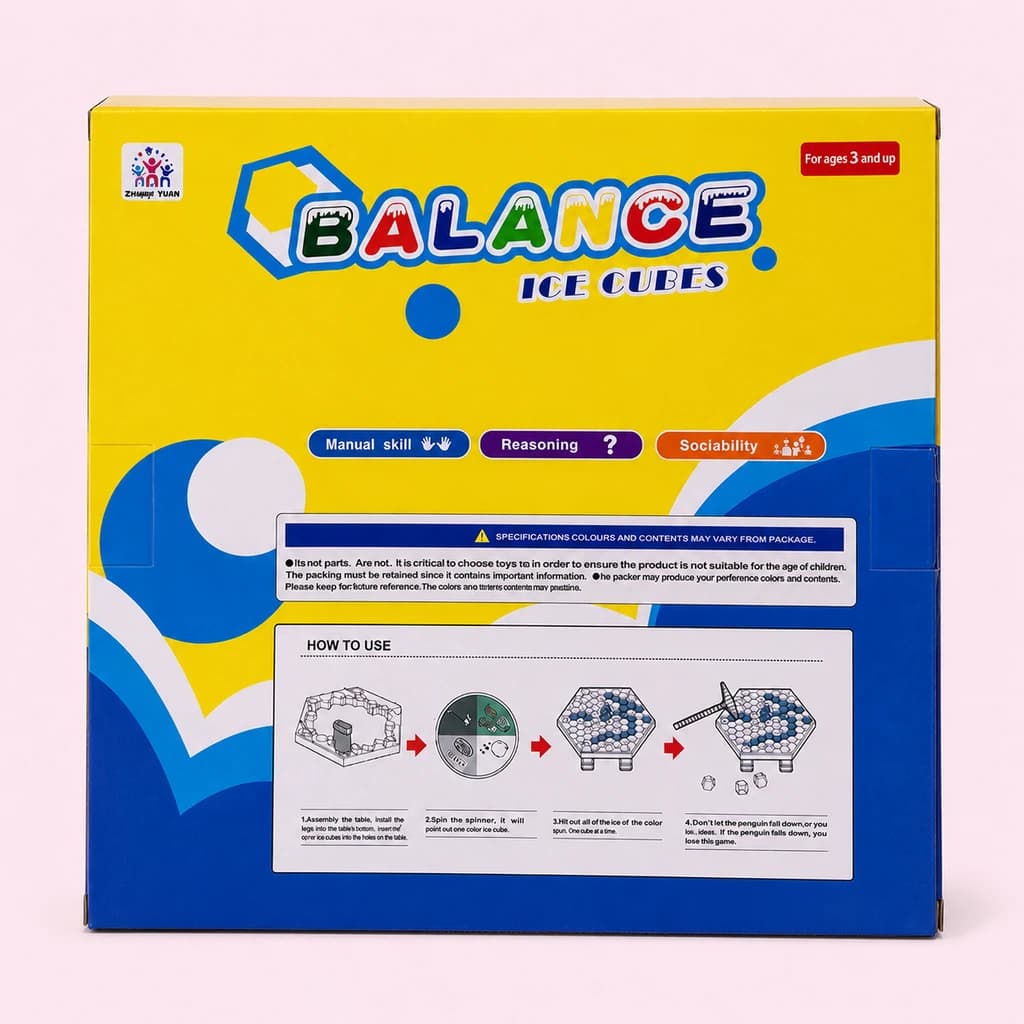 بازی فکری پینگوبالانس مدل Balance Ice Cubes — تصویر ۲