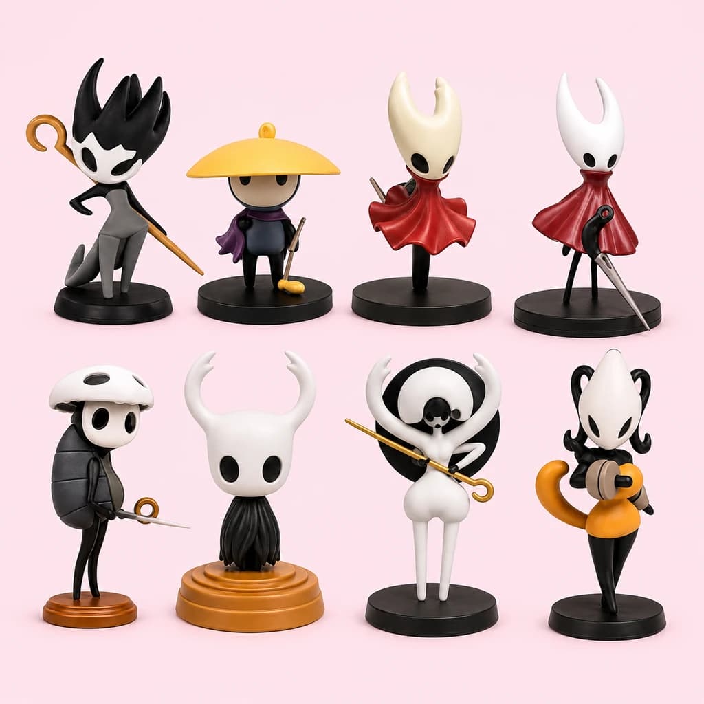 فیگور هالونایت ۸ مدل کلکسیونی با پایه | Hollow Knight