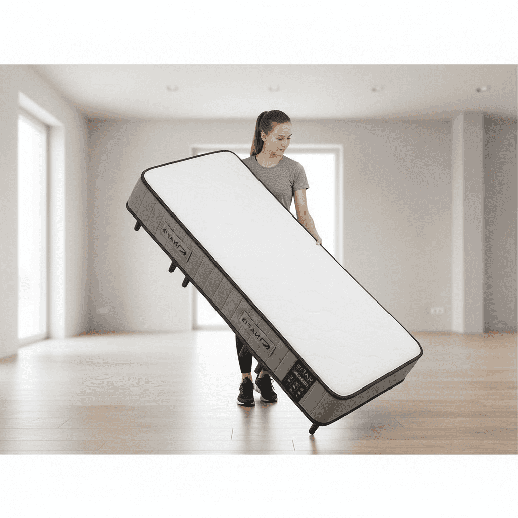 تشک یک نفره پایه دار پلیمری نفیس مدل اسلیپ پلاس C – سایز 200*160 — تصویر ۳