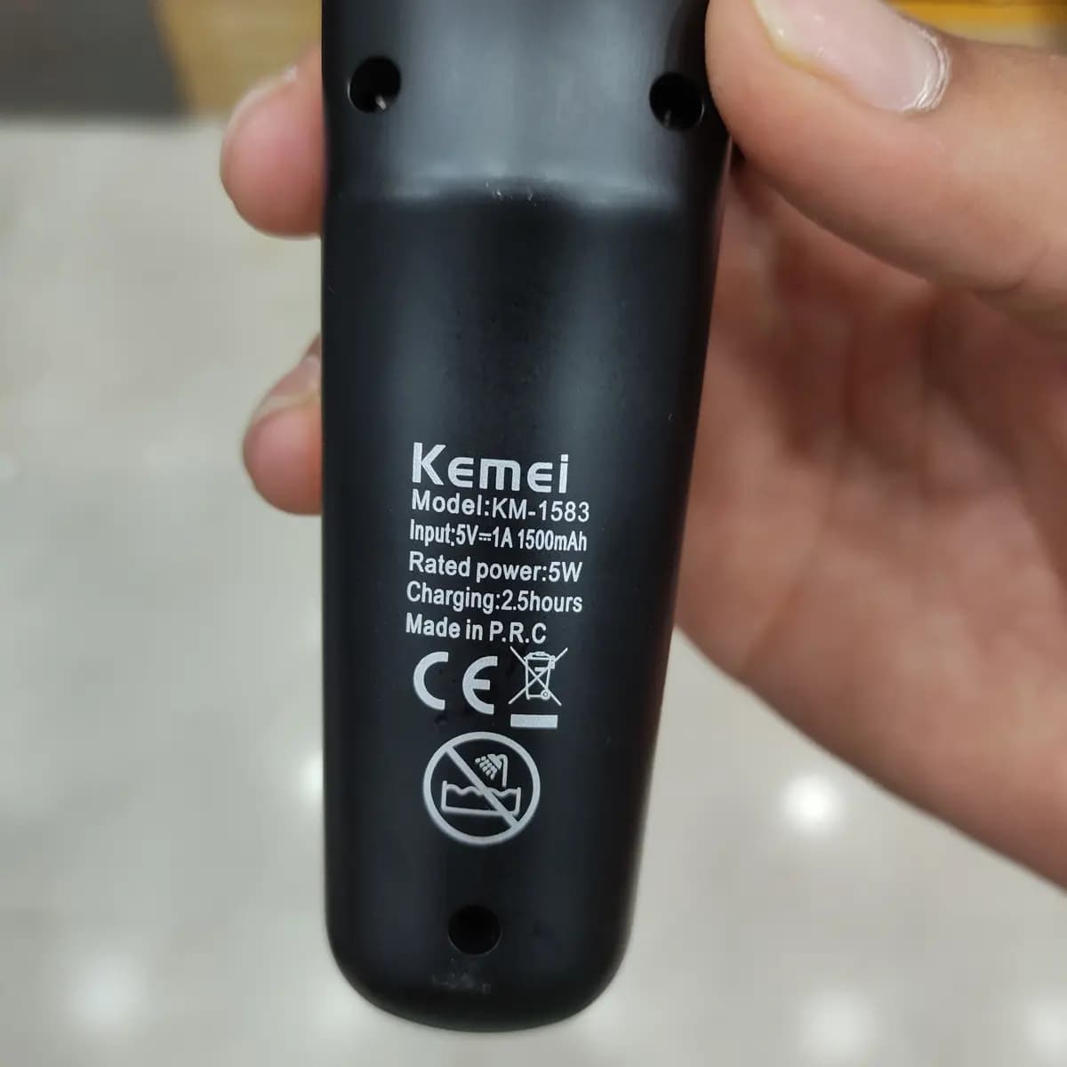 ماشین اصلاح کیمی مدل KM-1583 — تصویر ۲