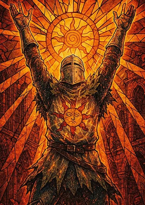 متال پوستر بازی Dark Souls کد N701