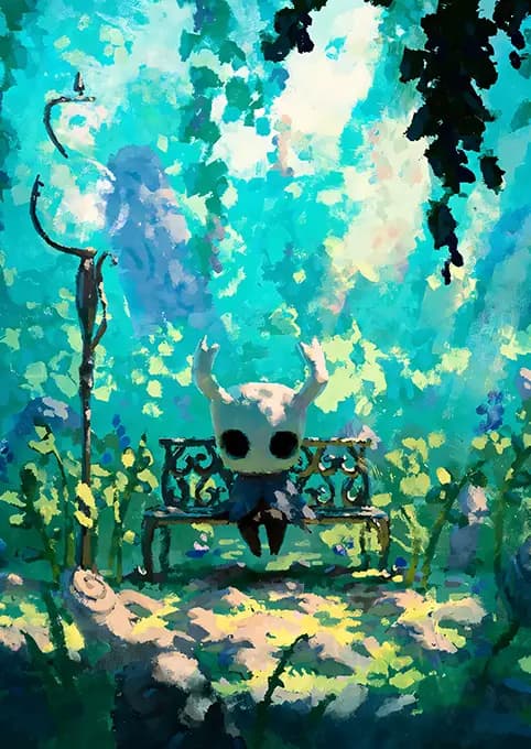 متال پوستر بازی Hollow Knight کد N703