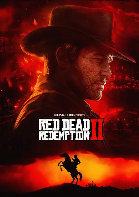 متال پوستر بازی Red Dead Redemption کد N704