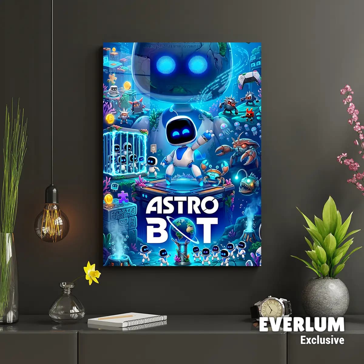 متال پوستر بازی AstroBot کد N701 — تصویر ۲