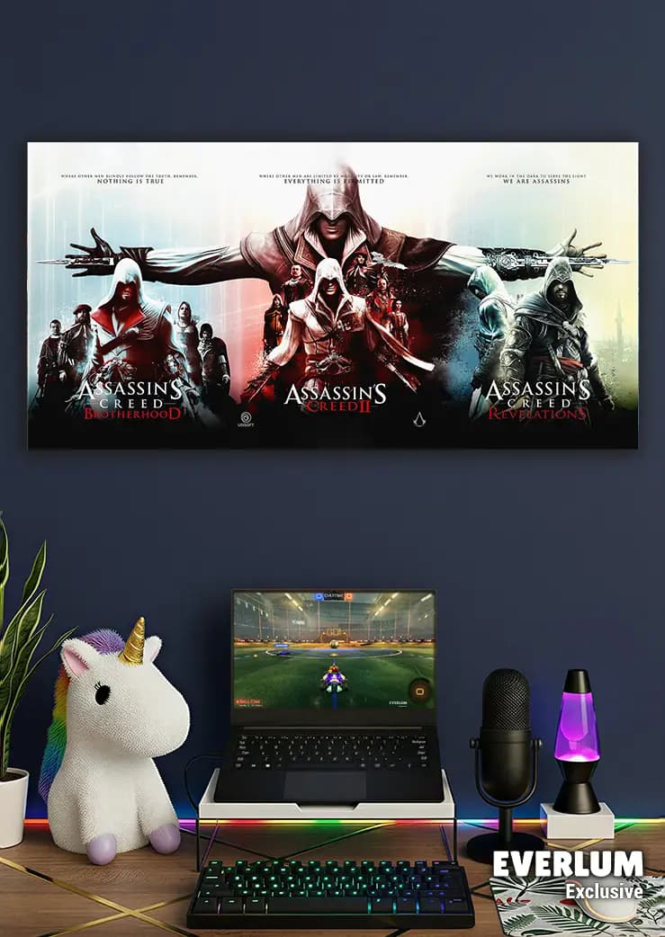 متال پوستر بازی Assassin’s Creed کد N709