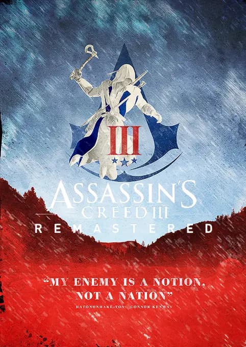 متال پوستر بازی Assassin’s Creed کد N707