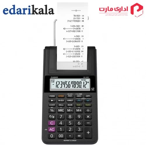 ماشین حساب HR-8RC-BK کاسیو — تصویر ۷