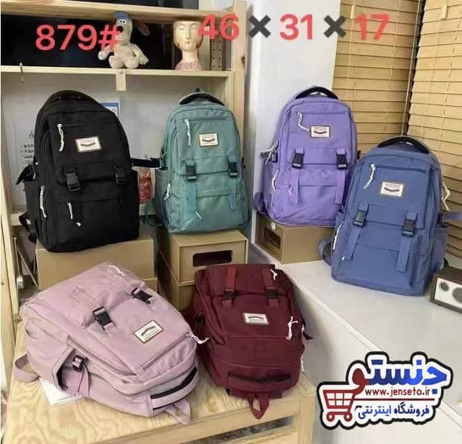 کوله پشتی اسپرت خارجی وارداتی دخترانه و پسرانه دو بند (کیف مدرسه) NEW کد 879