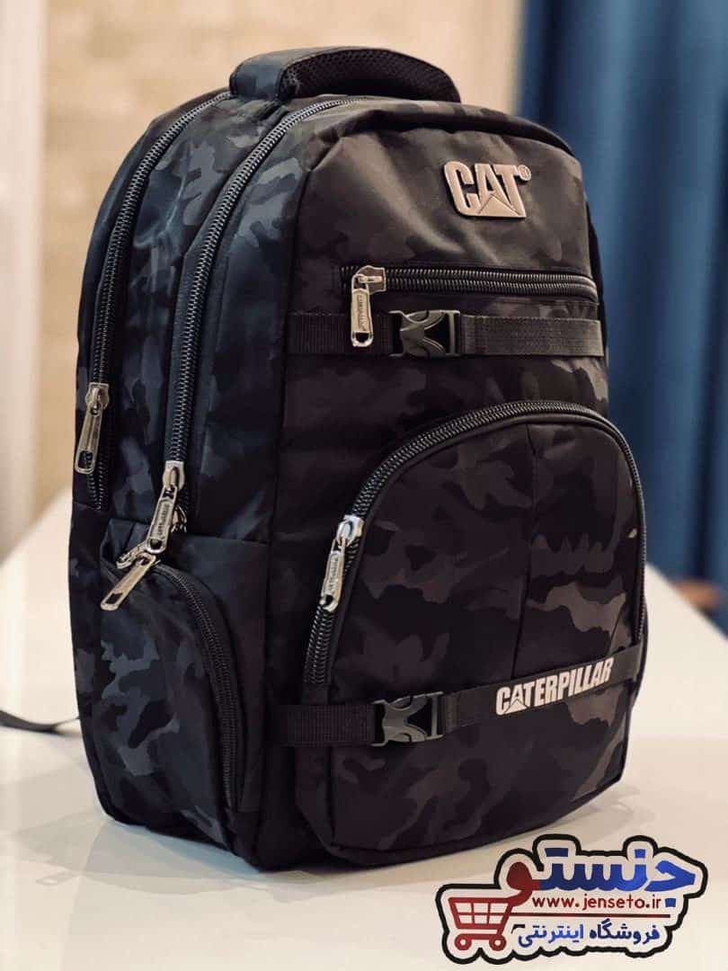 کوله پشتی ارتشی چیریکی پسرانه اسپرت کاترپیلار جا یو اس بی دار (کیف مدرسه cat) کد 227 — تصویر ۶