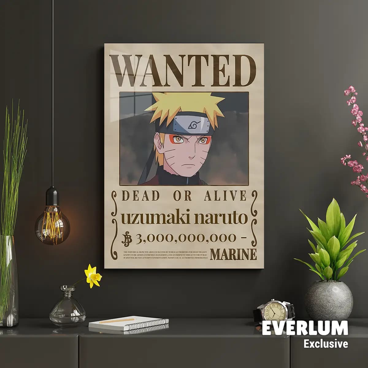 متال پوستر شخصیت Naruto کد N701 — تصویر ۲